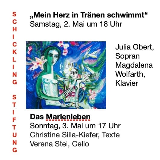 Platzreservierung unter info@schickling-stiftung.de
www.schickling-stiftung.de