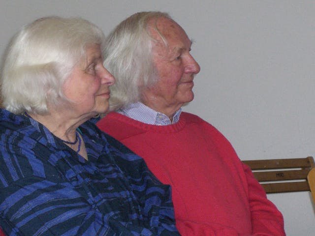Erich Schickling und seine Frau Inge Schickling, 2008